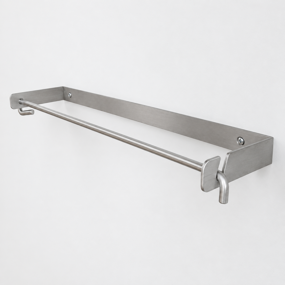 Edelstahl-Wandhalter für Liegenrollen