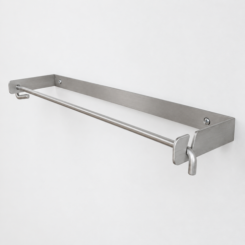 Edelstahl-Wandhalter für Liegenrollen