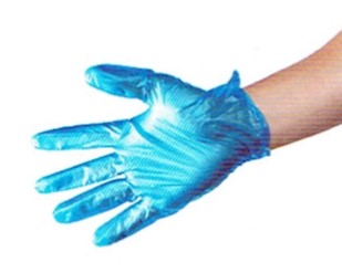 Vinyl-Einmalhandschuh AQL 4,0 – Puderfrei, Blau